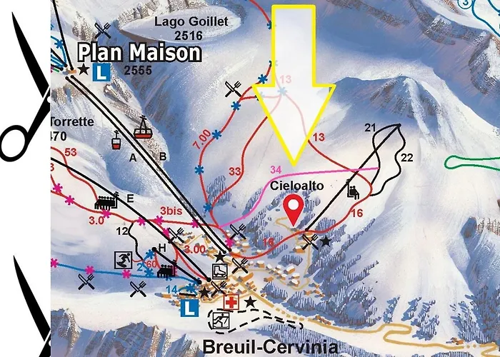 La Stella Alpina Cervinia Vda Vacanze In Vetta Cir 0250 Apartament *